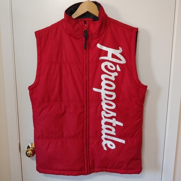 AEROPOSTALE Red Vest Size Large - Picture 1 of 3
